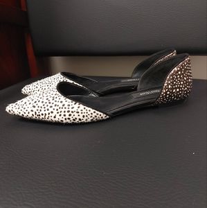 White House Black Market Hair Calf flats